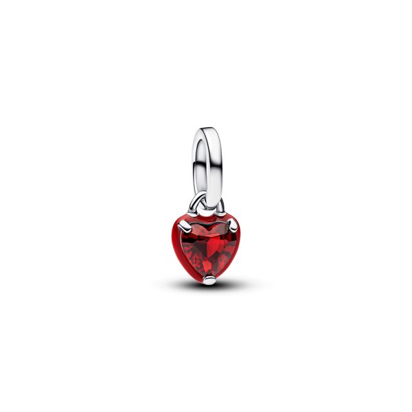 Red Chakra Heart - Mini Dangle Charm 
