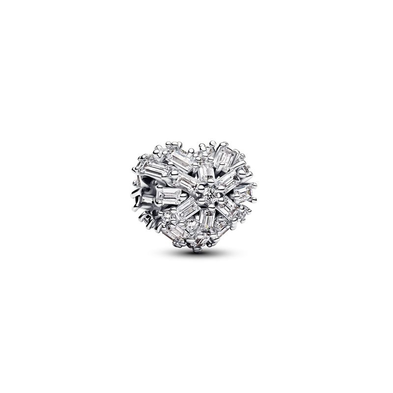 Sparkling Heart Charm 