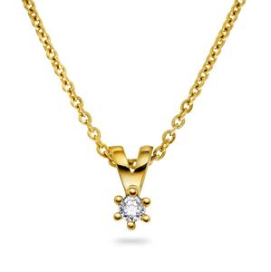 Hovedbilde Smykke i gull med diamant 0,03ct