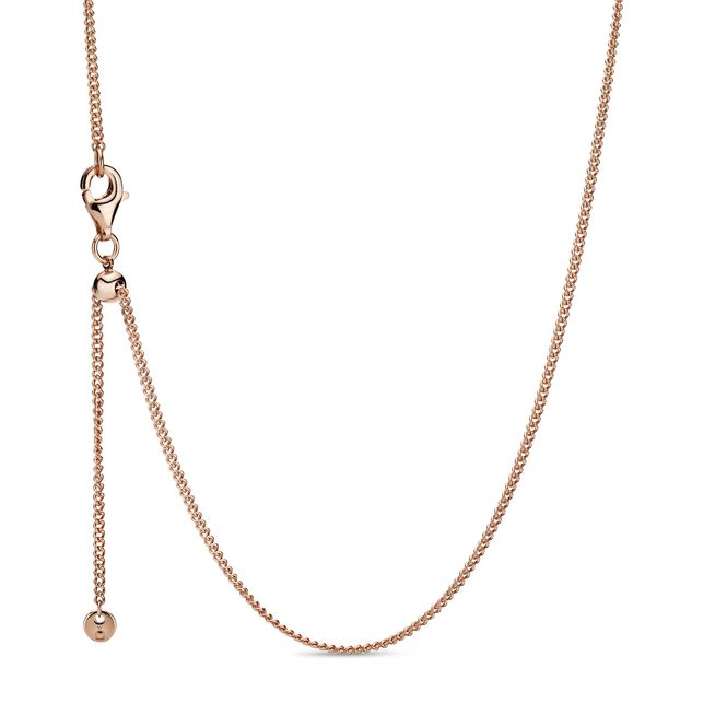 Hovedbilde Curb chain Pandora Rosè