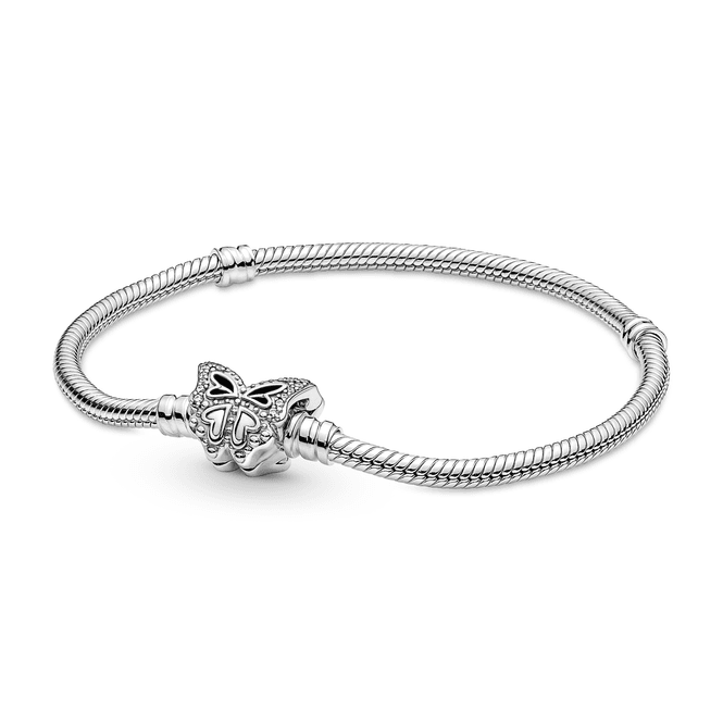 Hovedbilde Pandora Moments Butterfly Clasp Snake Chain ...