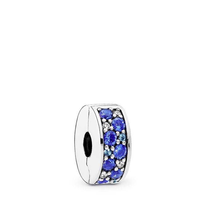 Hovedbilde Blue Pavé Clip Charm