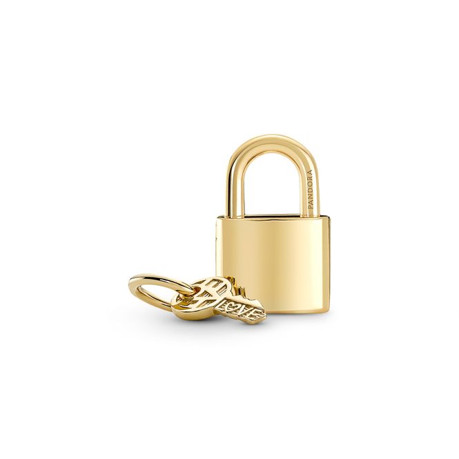 Hovedbilde Padlock & Key Dangle Charm