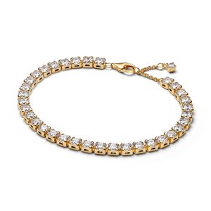 Hovedbilde Sparkling Bold Tennis Bracelet - Gold Plated