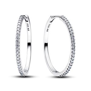 Hovedbilde Sparkling Sterling Silver Hoops