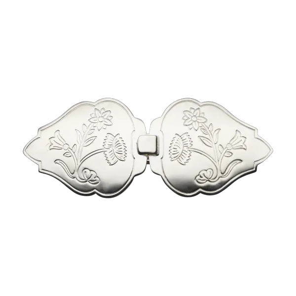 Hårspenne hvit, Nordlandsbunad