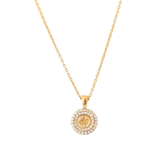 Hovedbilde Adriano Necklace plated silver w. cubic zirconia