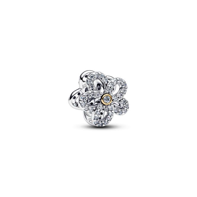 Hovedbilde Pavé Flower Openwork Charm