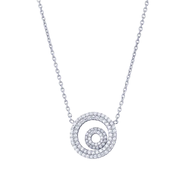 Hovedbilde Matiné Necklace white gold w. diamonds