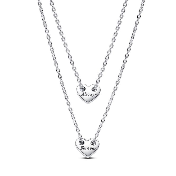 Hovedbilde Forever & Always Splittable Heart Collier ...