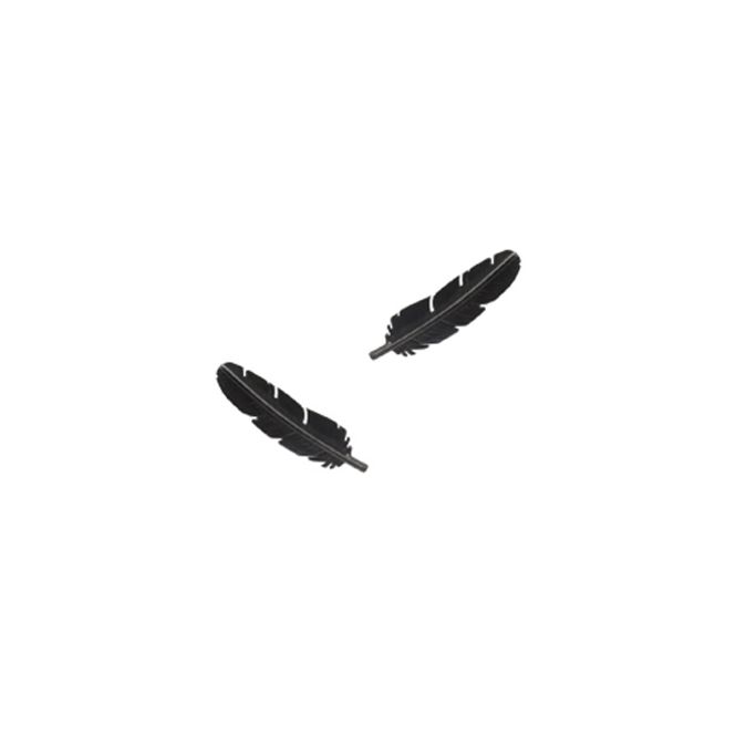 Hovedbilde Feather earring - oxidized