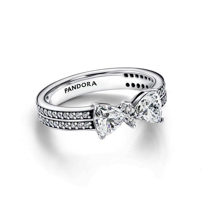 Hovedbilde Sparkling Bow Double-row Ring