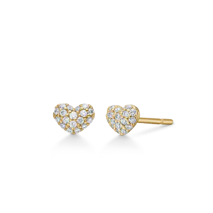 Hovedbilde Rock My Heart Diamant Øredobb - 18kt Gult gull